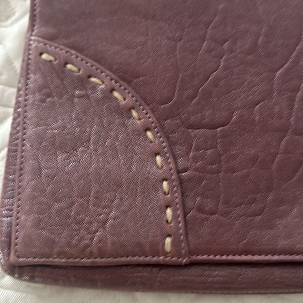 Sedgwick Leather Clutch Lilac Purple - Picture 3 of 8
